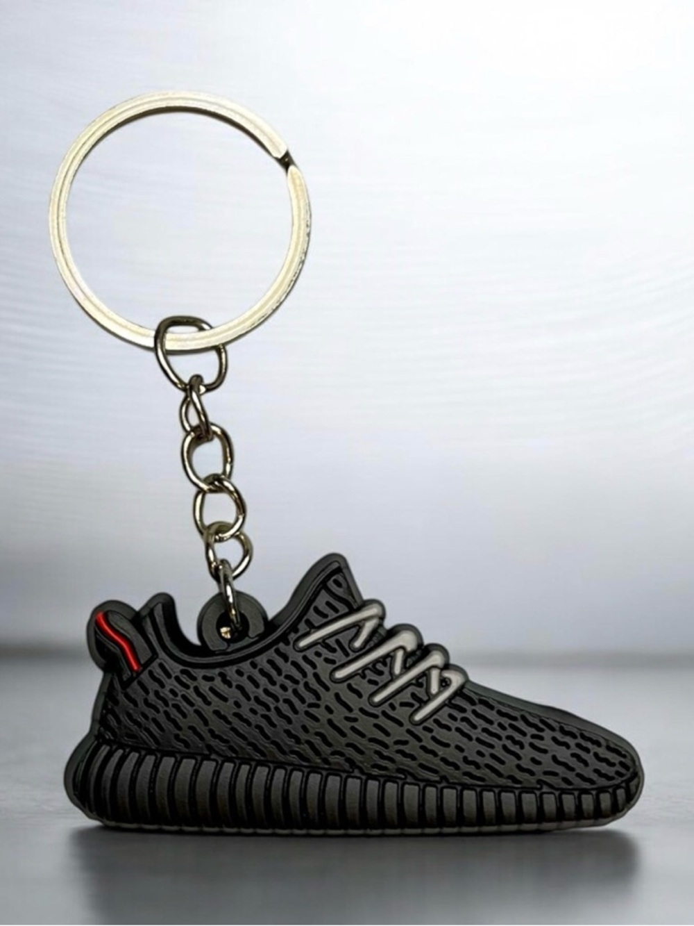 Adidas Yeezy Boost 350 in the "Pirate Black" Sneaker Keychain
